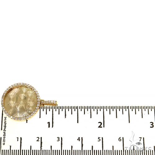 14K Yellow Gold Sweet Memories Collection Diamond Photo Pendant 67369 - Image 6