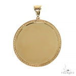 14K Yellow Gold Sweet Memories Collection Diamond Photo Pendant 67371 - Image 4