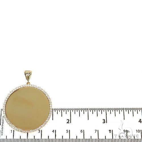 14K Yellow Gold Sweet Memories Collection Diamond Photo Pendant 67371 - Image 5