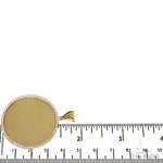 14K Yellow Gold Sweet Memories Collection Diamond Photo Pendant 67371 - Image 6