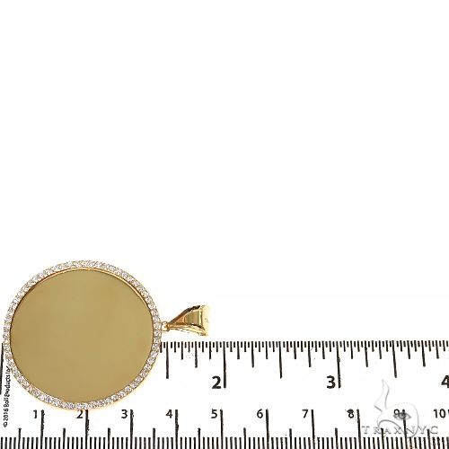 14K Yellow Gold Sweet Memories Collection Diamond Photo Pendant 67371 - Image 6