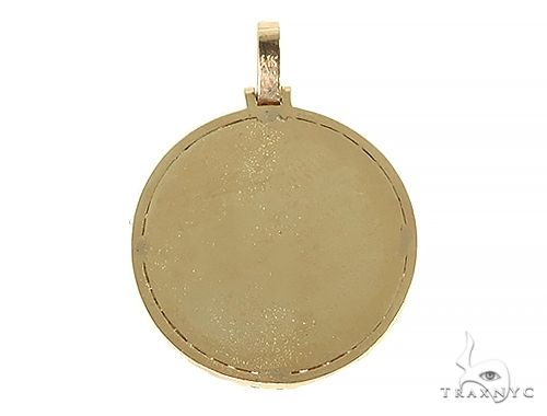 14K Yellow Gold Sweet Memories Collection Medium Diamond Photo Pendant 66278 - Image 3