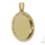 14K Yellow Gold Sweet Memories Collection Medium Diamond Photo Pendant 66277 - Image 2