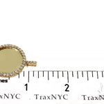 14K Yellow Gold Sweet Memories Collection Medium Diamond Photo Pendant 66277 - Image 7