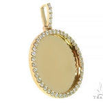 14K Yellow Gold Sweet Memories Collection Medium Diamond Photo Pendant 66281 - Image 2