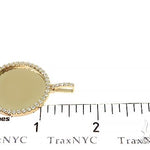 14K Yellow Gold Sweet Memories Collection Medium Diamond Photo Pendant 66281 - Image 6