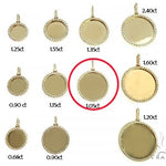 14K Yellow Gold Sweet Memories Collection Medium Diamond Photo Pendant 66281 - Image 7