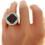 14K Yellow Gold TraxNYC Diamond Photo Ring 65762 - Image 7