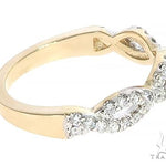 14K Yellow Gold Twisted Diamond Band 65298 - Image 3