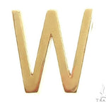 14K Gold W Initial Pendant 66119 - Image 1