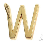 14K Gold W Initial Pendant 66119 - Image 3