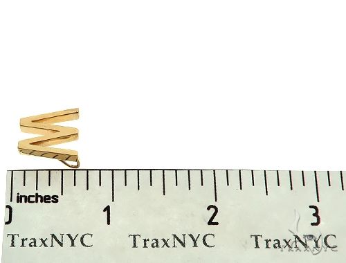 14K Gold W Initial Pendant 66119 - Image 7
