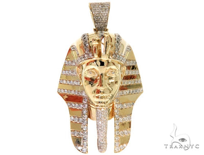 Pharaoh King Tut Diamond Pendant 57679 - Image 1