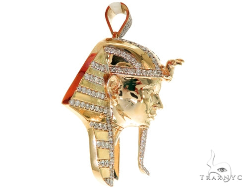 Pharaoh King Tut Diamond Pendant 57679 - Image 3