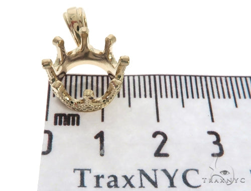 14K Crown Charm Pendant 57701 - Image 7