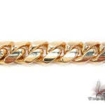 14KY Gold Semi Solid Miami Cuban Link 22 Inches 16.2mm 68451 - Image 2