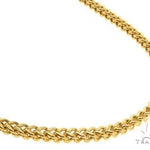 14k Yellow gold Hollow Franco Link Chain 4.5mm  26 Inches   65555 - Image 2