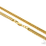14k Yellow Gold Hollow Franco Link Chain  3.5mm 26 Inches  57294 - Image 1