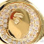 14KY Prong Diamond Gorilla Face Band 57262 - Image 3