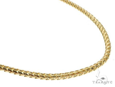 14k Yellow Gold Solid Franco Link  24 Inches 3.8mm   57288 - Image 1