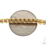 14k Yellow Gold Solid Franco Link  24 Inches 3.8mm   57288 - Image 4