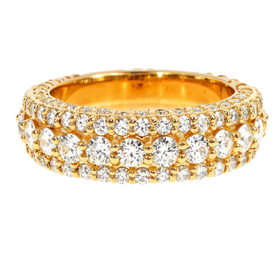 14K Gold Eternity Diamond Ring 66872