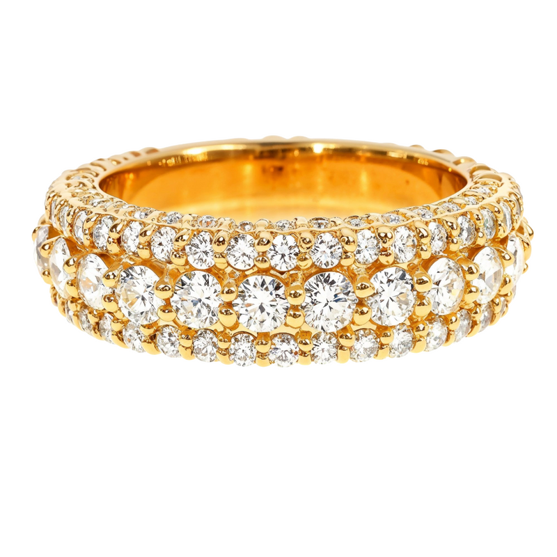 14K Gold Eternity Diamond Ring 66872