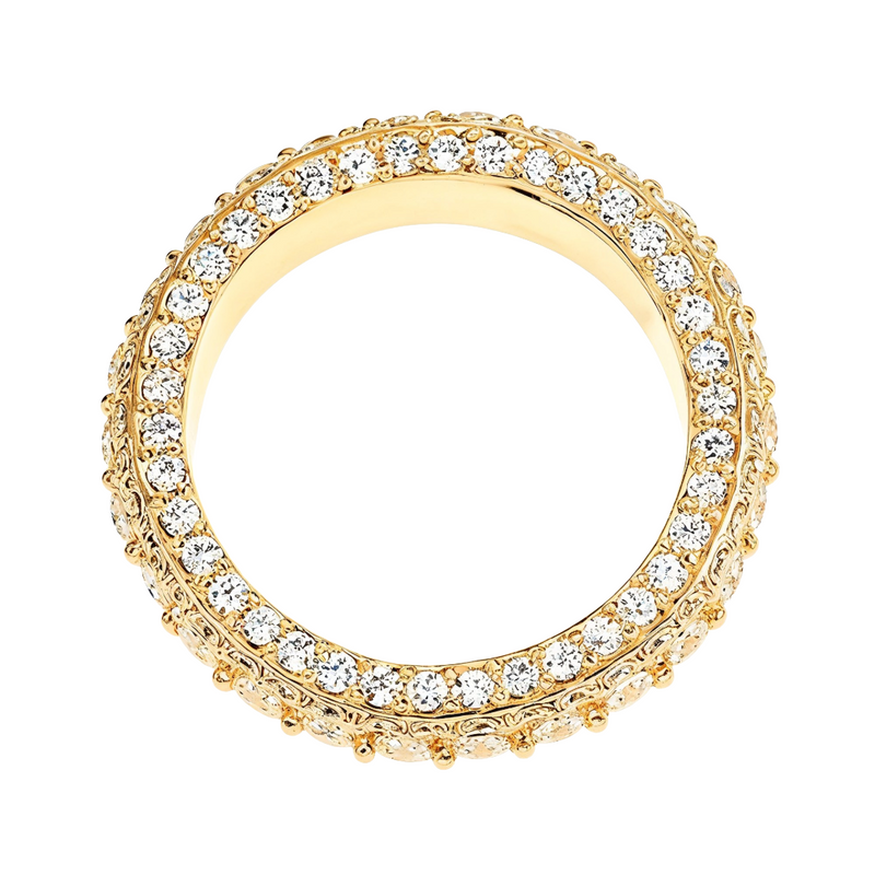 14K Gold Eternity Diamond Ring 66872