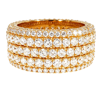 14K Gold Eternity Diamond Ring 66877