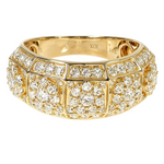 14K Gold Flower Diamond Ring 66171