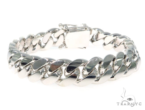 14k Cuban Gold Bracelet 49061 - Image 1