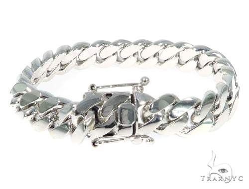 14k Cuban Gold Bracelet 49061 - Image 3