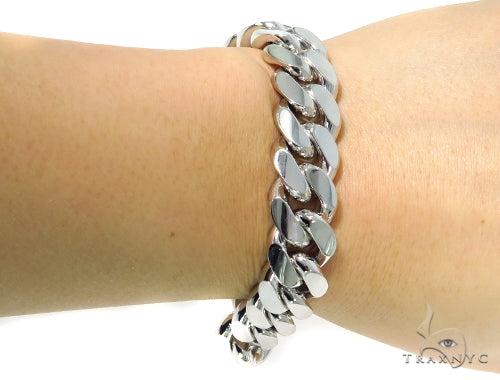 14k Cuban Gold Bracelet 49061 - Image 5