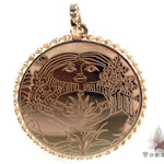 14k Custom Pineapple Girl Pendant 33144 - Image 1