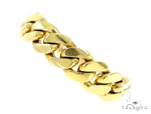 14k Gold 8mm Miami Cuban Link Ring 65088 - Image 2