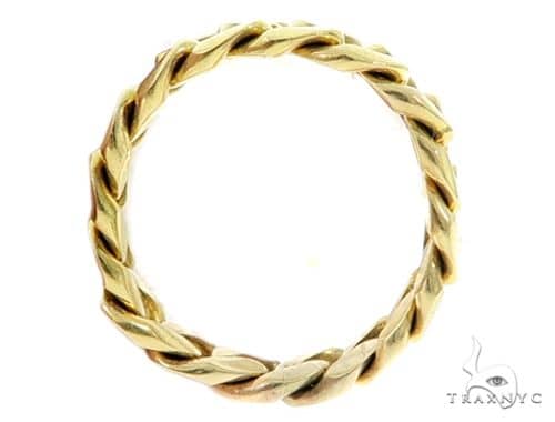 14k Gold 8mm Miami Cuban Link Ring 65088 - Image 4
