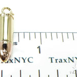 14k Gold Bullet Pendant-39983 - Image 6