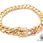 14k Yellow Gold Miami Cuban Bracelet 9.5 inches 11.5mm   34627 - Image 2