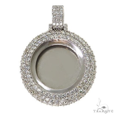 14k Gold Diamond Photo Pendant 67590 - Image 1