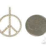 14k Gold Peace and Love Pendant Set 66336 - Image 5