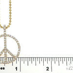 14k Gold Peace and Love Pendant Set 66336 - Image 6