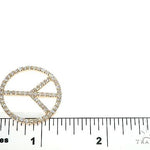 14k Gold Peace and Love Pendant Set 66336 - Image 7