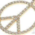 14k Gold Peace and Love Small Pendant Set 66337 - Image 4