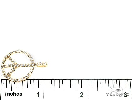 14k Gold Peace and Love Small Pendant Set 66338 - Image 7