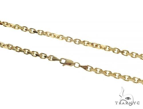14k Gold Solid Cable link 3mm 24 inches   68160 - Image 2