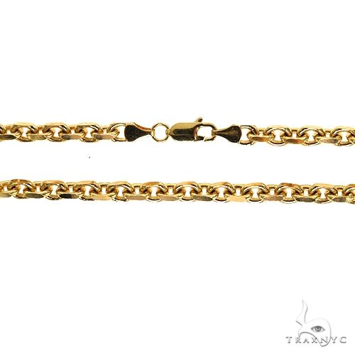 14k Gold Solid Cable link 4.5mm 26 inches   68154 - Image 4