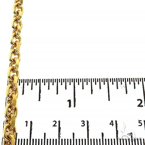 14k Gold Solid Cable link 24 inches 4.5mm 68153 - Image 6