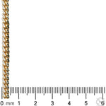 14k Gold Two Tone Diamond Cut Miami Cuban Link Chain 70320 - Image 6
