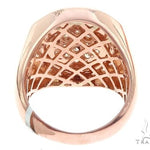 14k Rose Gold Diamond Dome Men's Ring 65085 - Image 5