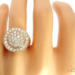 14k Rose Gold Diamond Dome Men's Ring 65085 - Image 7